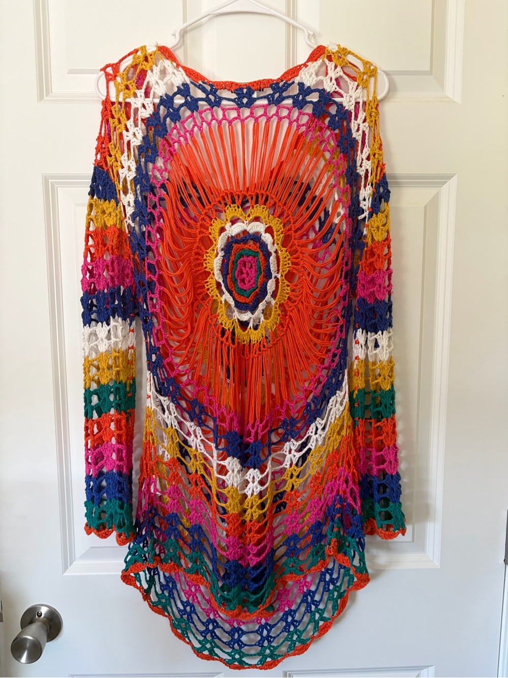 VENUS Black Label with Bright Orange and Fuchsia Crochet Detail - Picture 2 of 3